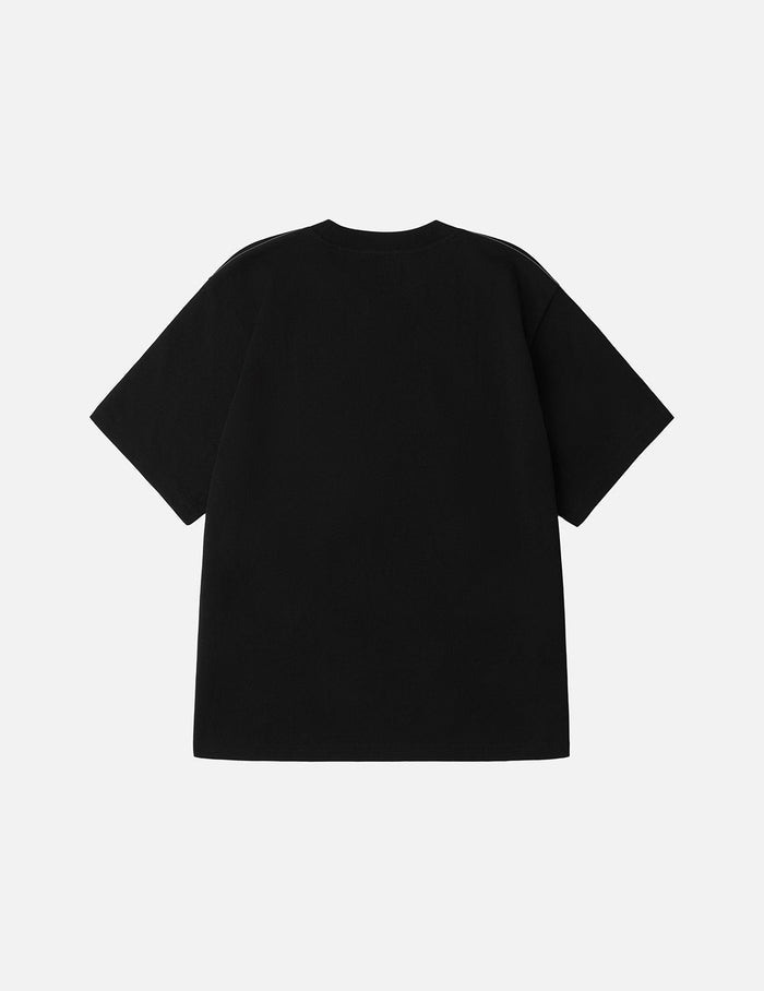 Brocade Seagull Appliqué Regular Fit Short Sleeves T-shirt