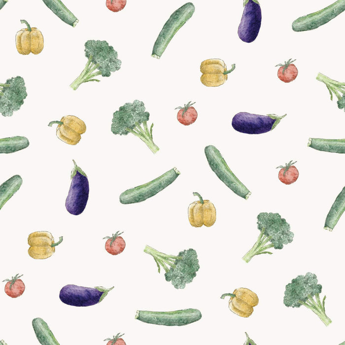Brocolli Tomato Pepper Vegetables - Family Fabrics B.V.