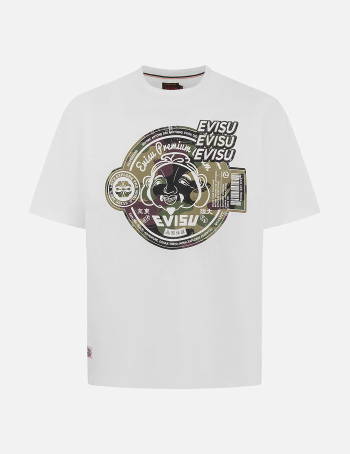 Camouflage Godhead Print Relax Fit T-Shirt