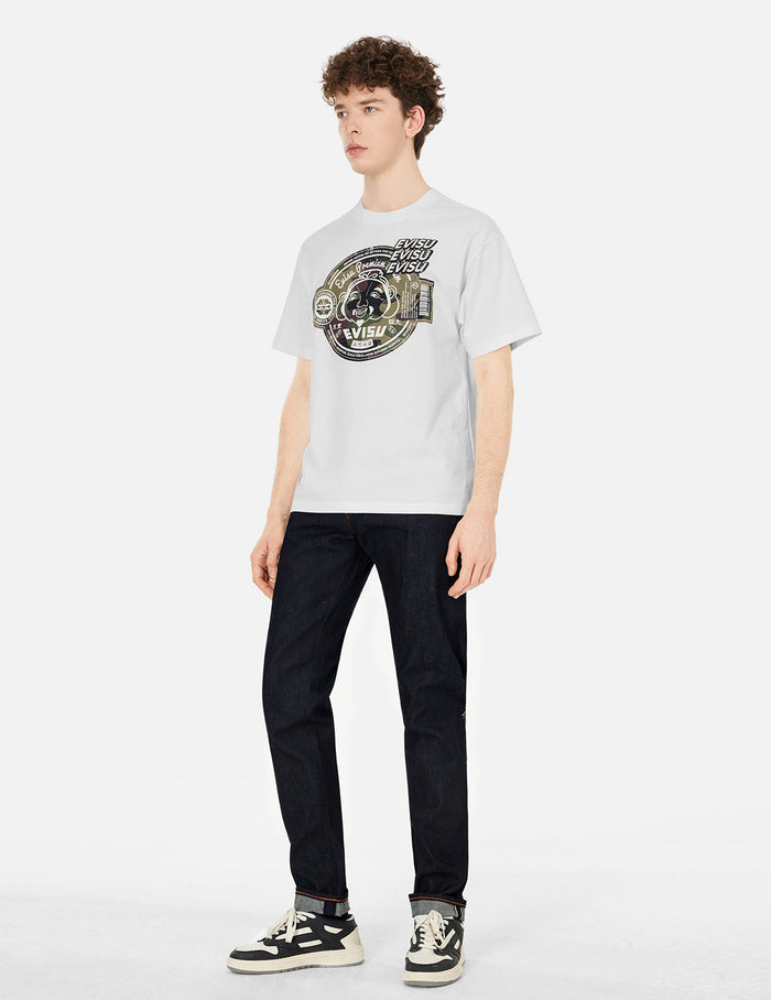 Camouflage Godhead Print Relax Fit T-Shirt