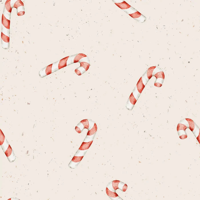 Candy Cane Off White - Family Fabrics B.V.