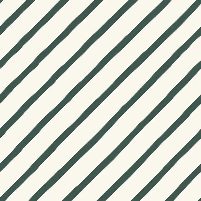 Candy Diagonal Stripe Cream Green - Family Fabrics B.V.