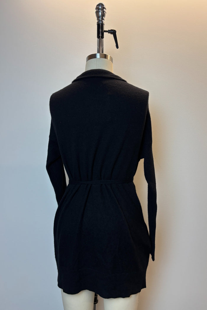 Cashmere Angel Black Wrap Cardigan image 2