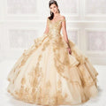 Champagne Princess  Ball Gown Quinceanera Dress - Envious Designs