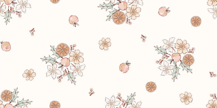 Christmas Greens & Oranges - Family Fabrics B.V.