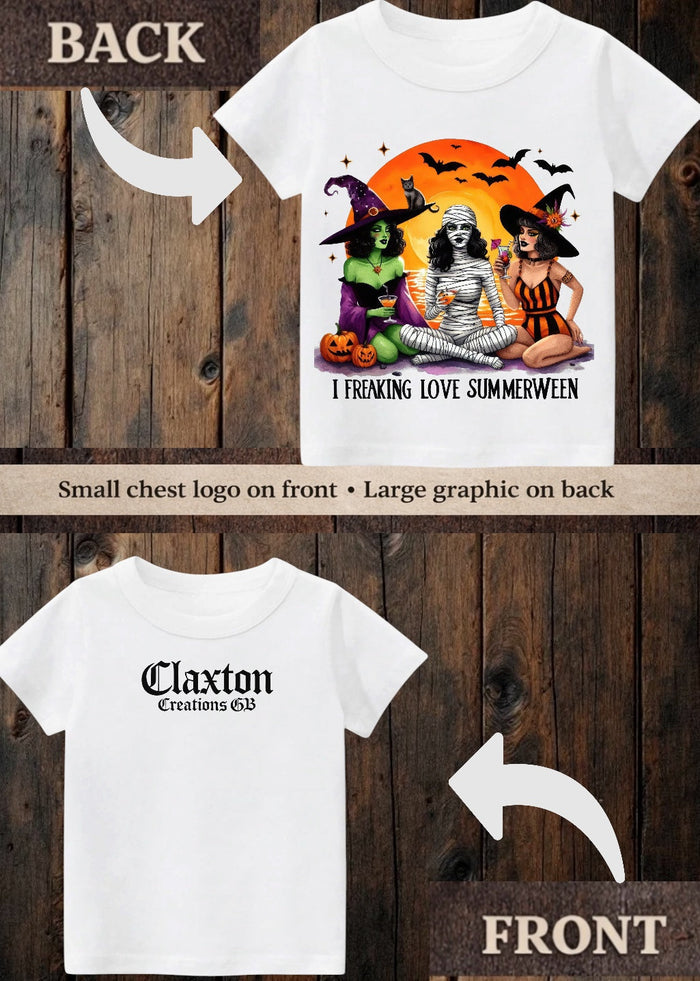 ClaxtoncreationsGB- Tiny terror Tee- summerween🎃🌞 Claxton Creations GB