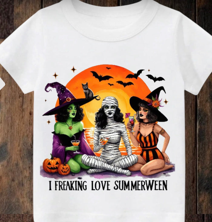 ClaxtoncreationsGB- Tiny terror Tee- summerween🎃🌞 Claxton Creations GB