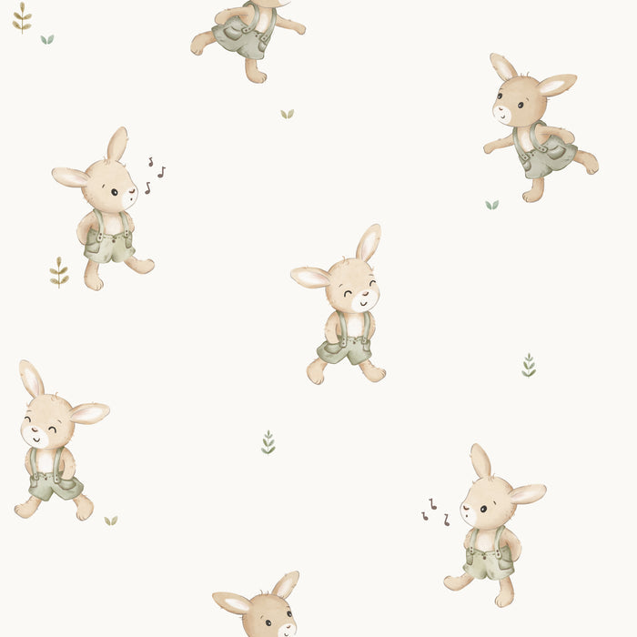 CloverRabbit-OffWhite - Family Fabrics B.V.