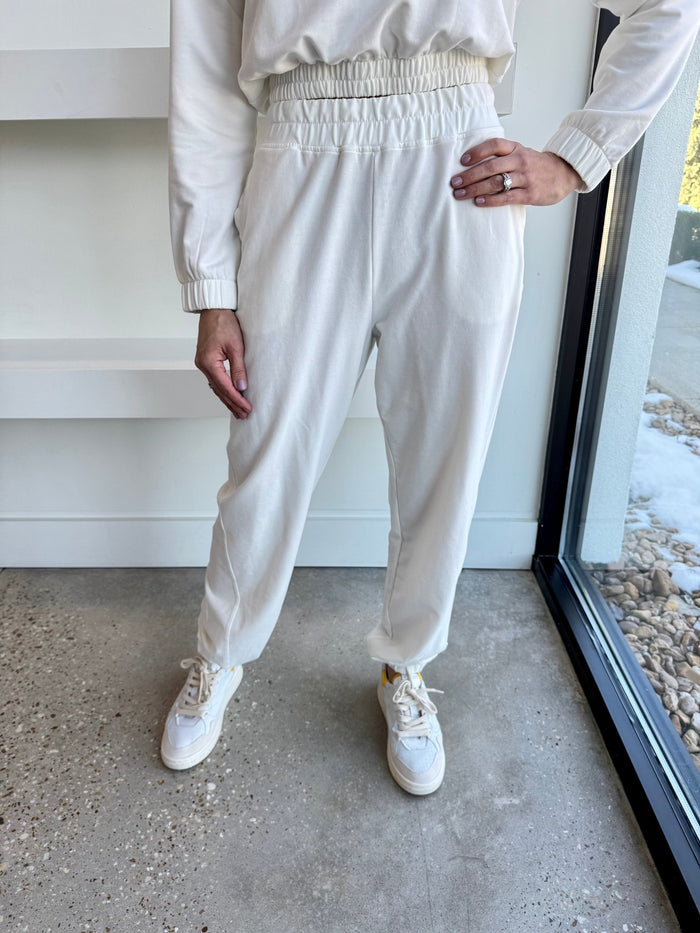 Coconut Milk Blake Joggers - Amor Lafayette