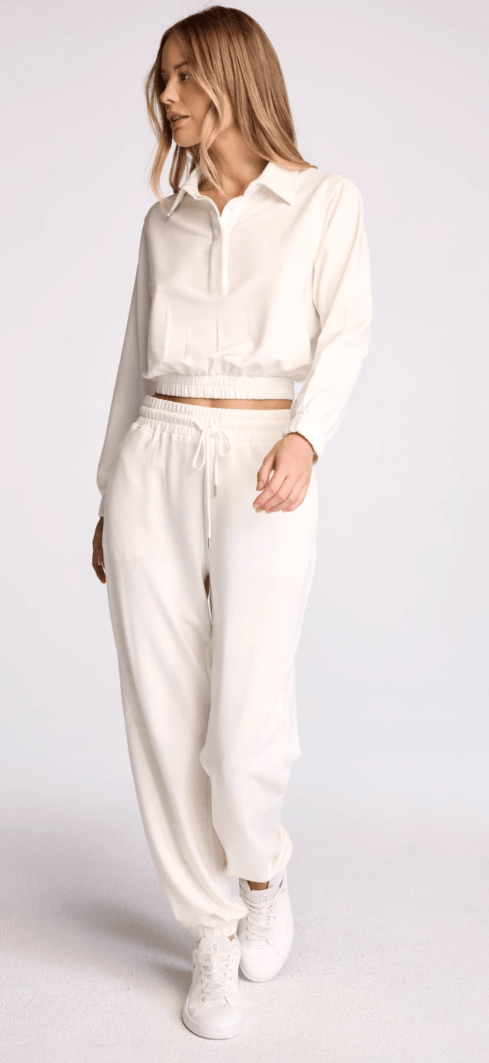 Coconut Milk Blake Joggers - Amor Lafayette