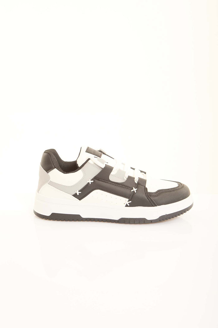 Contrasting Panel Chunky Trainers
