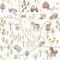 Countryside Farm Ivory - Family Fabrics B.V.