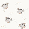 Cow Head Ivory - Family Fabrics B.V.