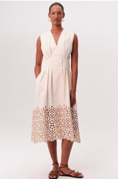 Cream Mackenzie Dress - Amor Lafayette
