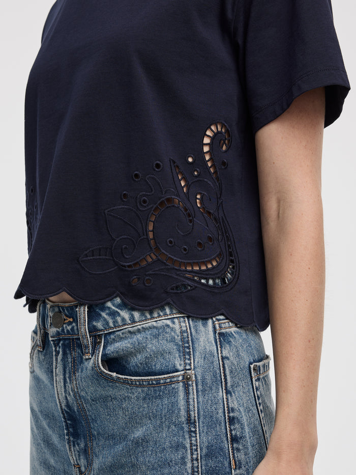 Crew-Neck Boxy T-Shirt
