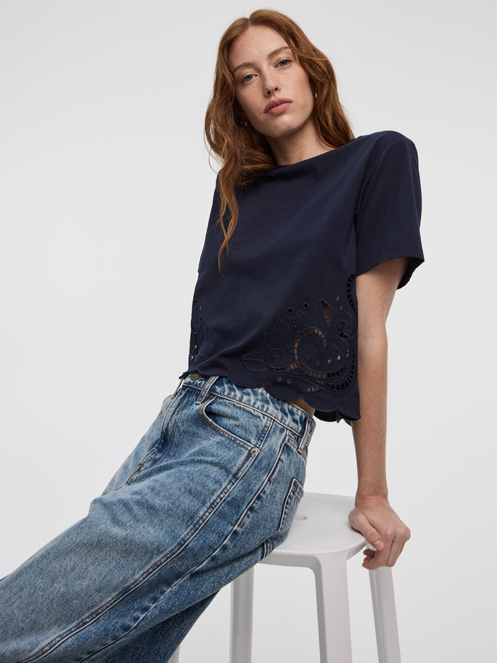 Crew-Neck Boxy T-Shirt