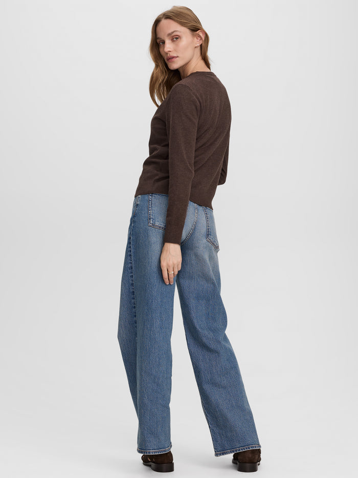 Crew-Neck Cardigan - R Essentials