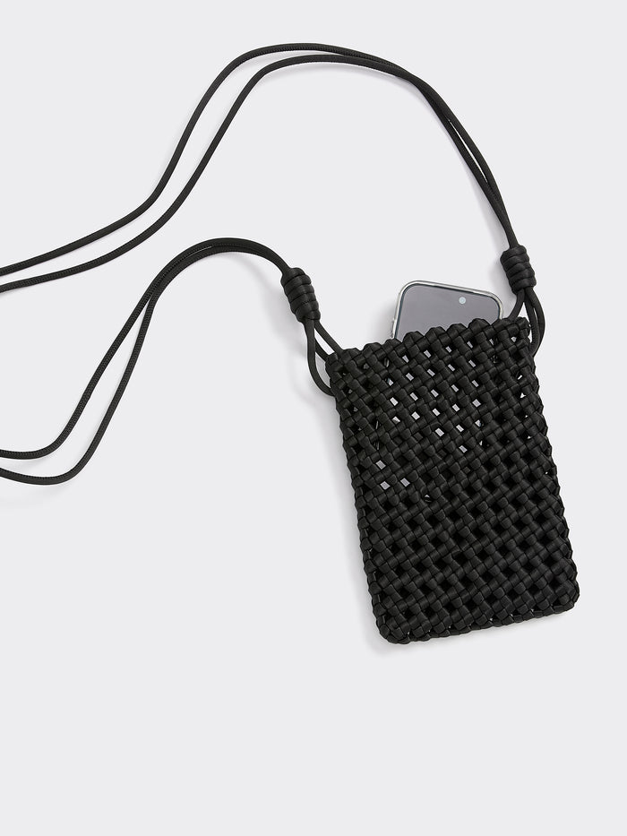 Crochet Cross-Body Phone Bag