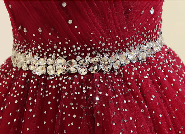 Custom Made Burgundy Off Shoulder Prom Dress, Burgundy Formal Dress, Off Shoulder Evening Dress