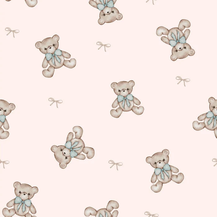Cute Bears Light Pink - Family Fabrics B.V.