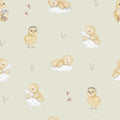 Cute Chicks Green - Family Fabrics B.V.