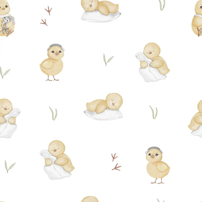 Cute Chicks Offwhite - Family Fabrics B.V.