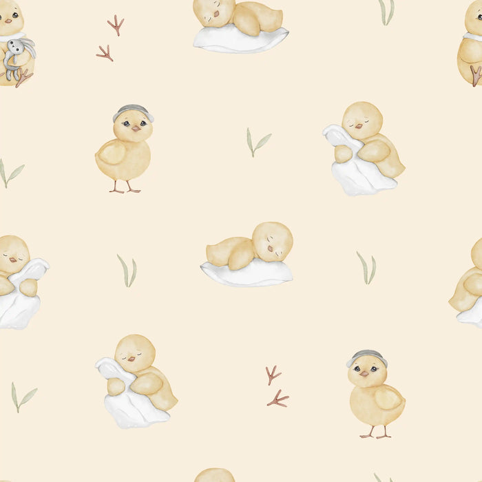 Cute Chicks Yellow - Family Fabrics B.V.