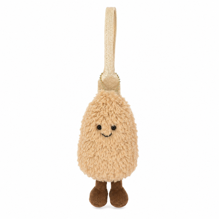 Cute Fluffy Bag Charm Keychain
