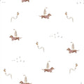 Dachshund Ducks Pink - Family Fabrics B.V.