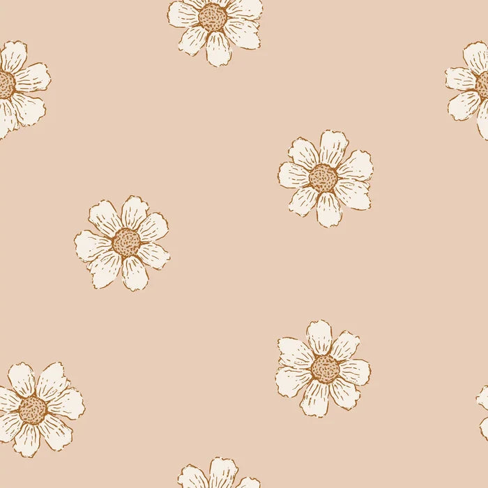 Daisies Coral - Family Fabrics B.V.
