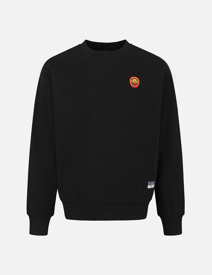 Daruma and Logo Embroidery Relax Fit Sweatshirt