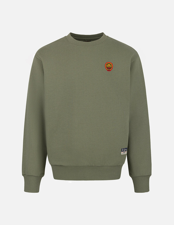 Daruma and Logo Embroidery Relax Fit Sweatshirt