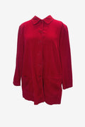 David Australian Made Red Corduroy Button Jacket