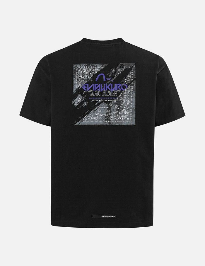 Deconstructed Paisley Print Regular Fit T-shirt