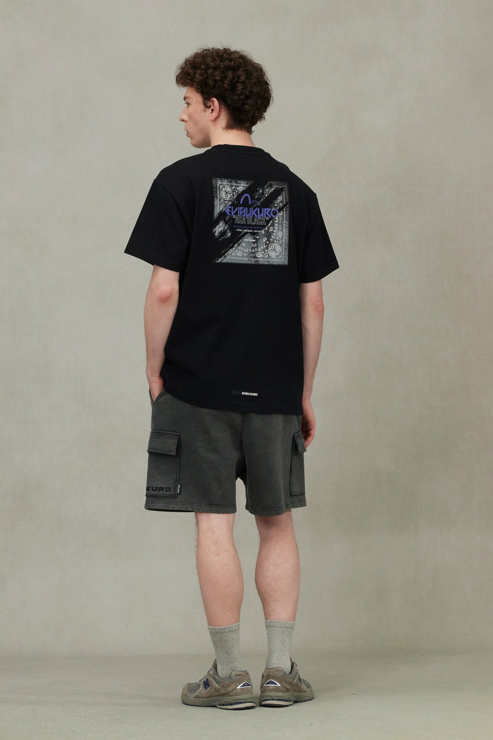 Deconstructed Paisley Print Regular Fit T-shirt
