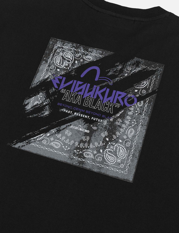 Deconstructed Paisley Print Regular Fit T-shirt