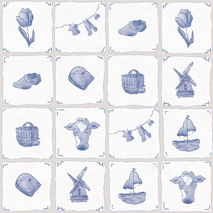 Delfts Blauw Holland Tiles - Family Fabrics B.V.