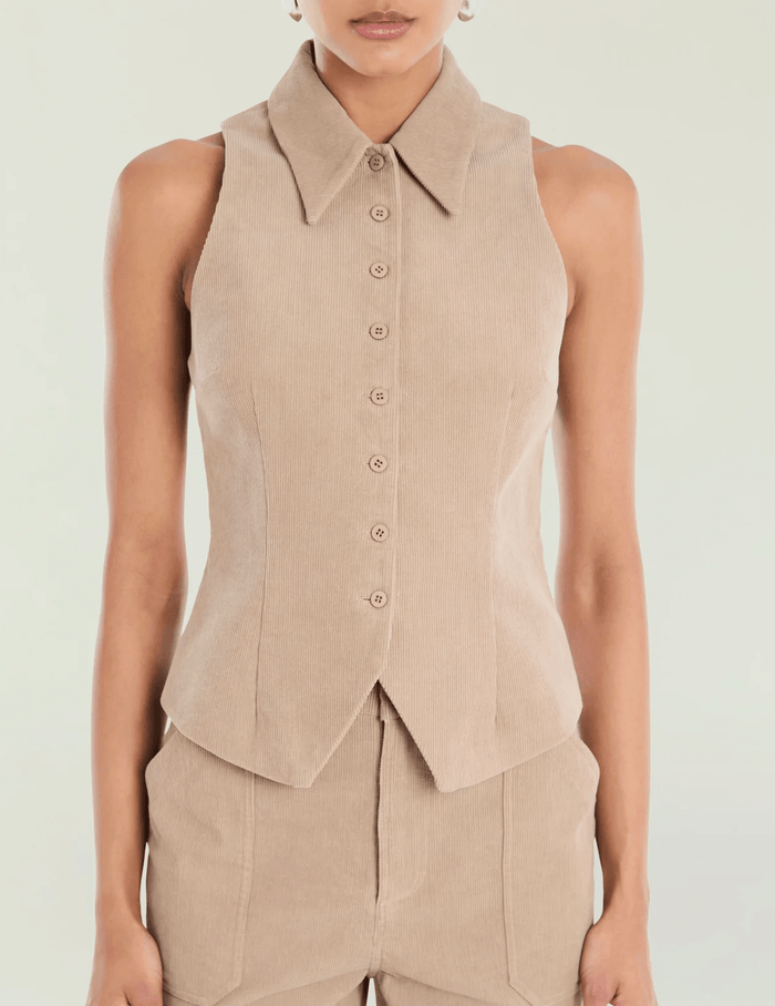 Desert Becky Corduroy Vest - Amor Lafayette