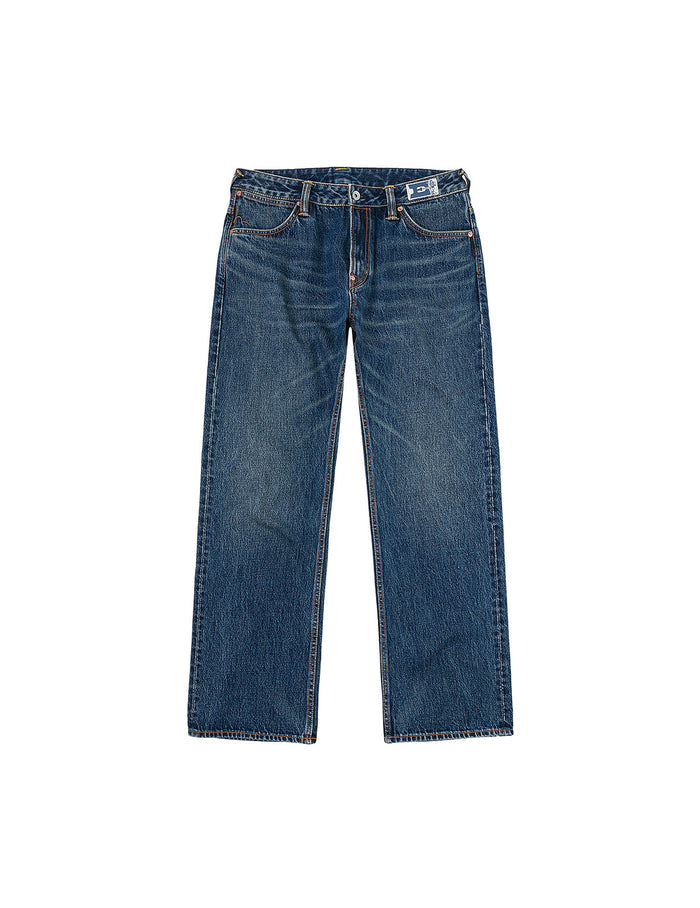 Distressed Seagull Print Regular Fit Denim Jeans