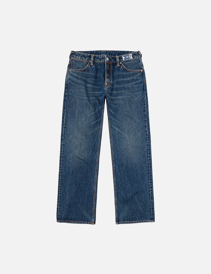 Distressed Seagull Print Regular Fit Denim Jeans