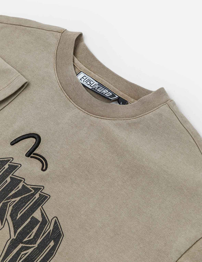 Distressed Wash Relax Fit T-shirt
