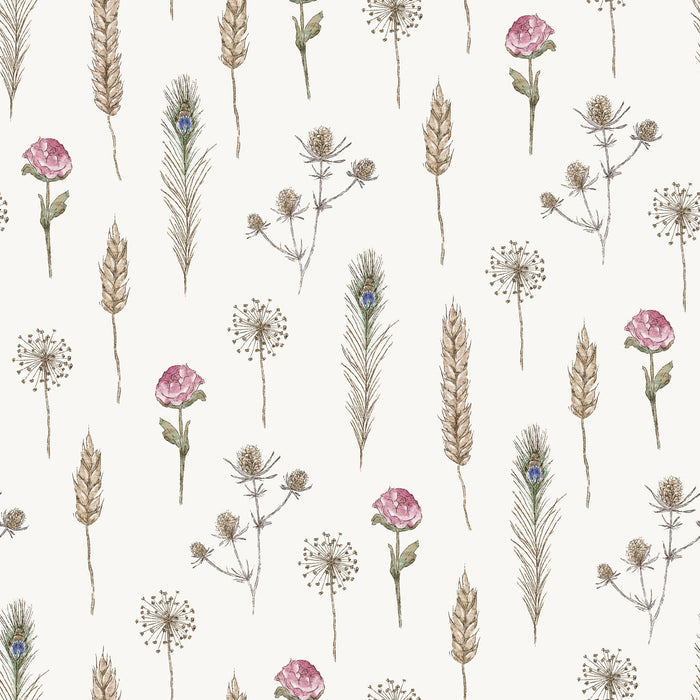 Dried Florals Offwhite - Family Fabrics B.V.
