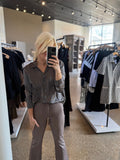 Medium Grey Tyler L/S Blouse - Amor Lafayette