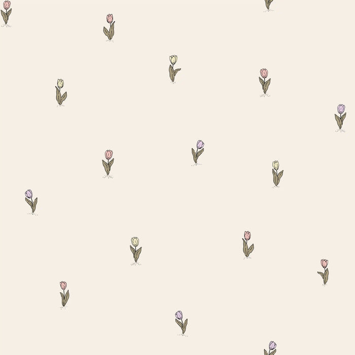 Dutch Tullips Multicolor - Family Fabrics B.V.