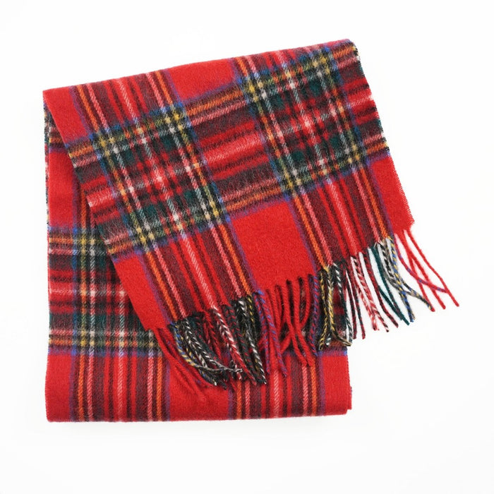 Edinburgh 100% Lambswool Scarf – Premium Soft Wool Wrap - Stewart Royal - Heritage Of Scotland -