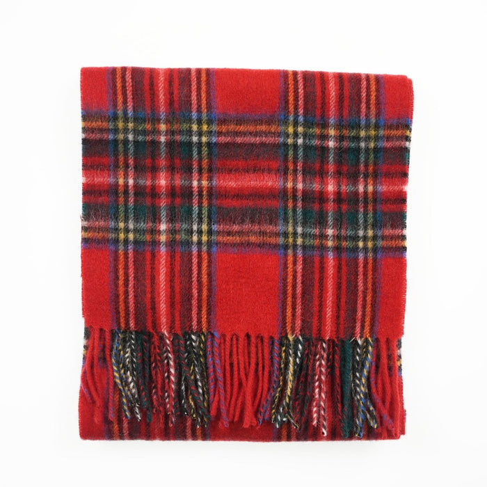 Edinburgh 100% Lambswool Scarf – Premium Soft Wool Wrap - Stewart Royal - Heritage Of Scotland -