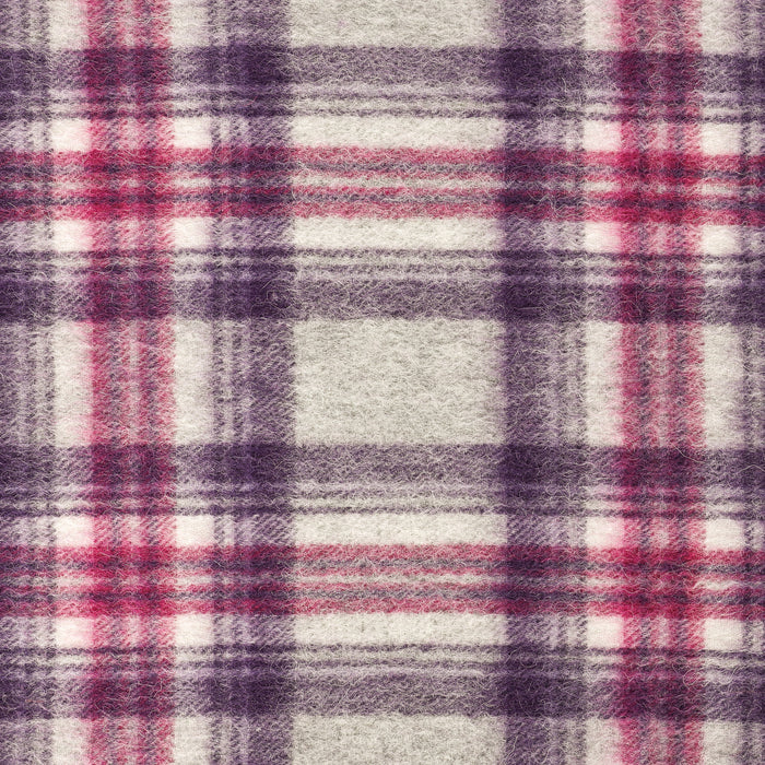 Edinburgh 100% Lambswool Scarf Stewart Purple - Heritage Of Scotland - STEWART PURPLE