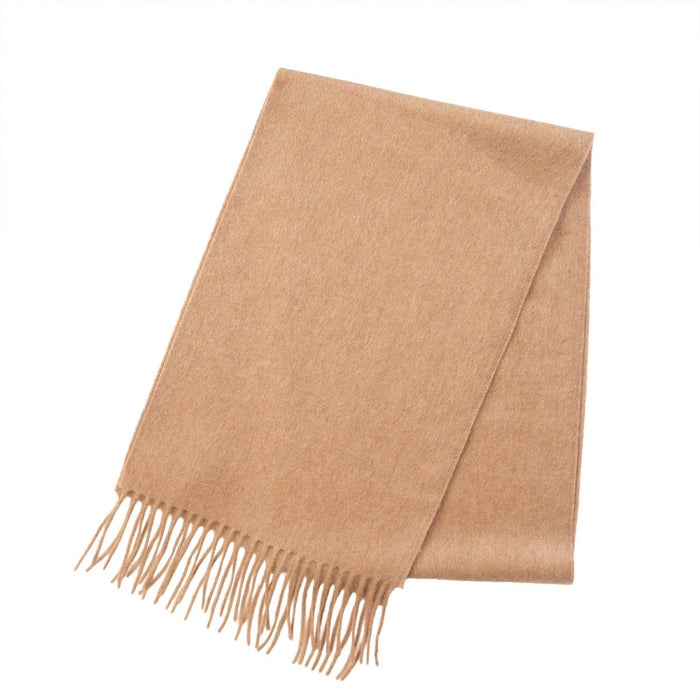 Edinburgh Cashmere Premium Lightweight Scarf - Soft Luxury Wrap - Natural - Heritage Of Scotland -