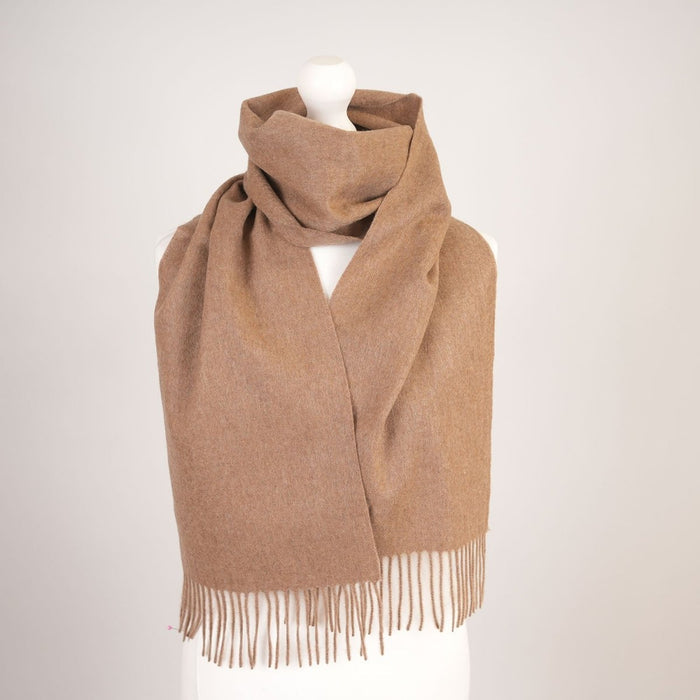 Edinburgh Cashmere Premium Lightweight Scarf - Soft Luxury Wrap - Natural - Heritage Of Scotland -