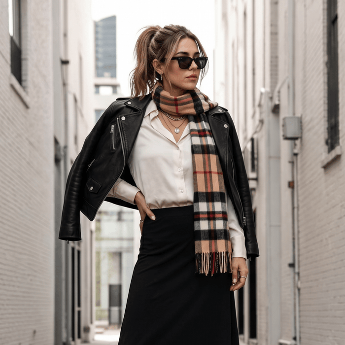 Edinburgh Cashmere Premium Lightweight Scarf - Soft Luxury Wrap - Thomson Camel - Heritage Of Scotland -